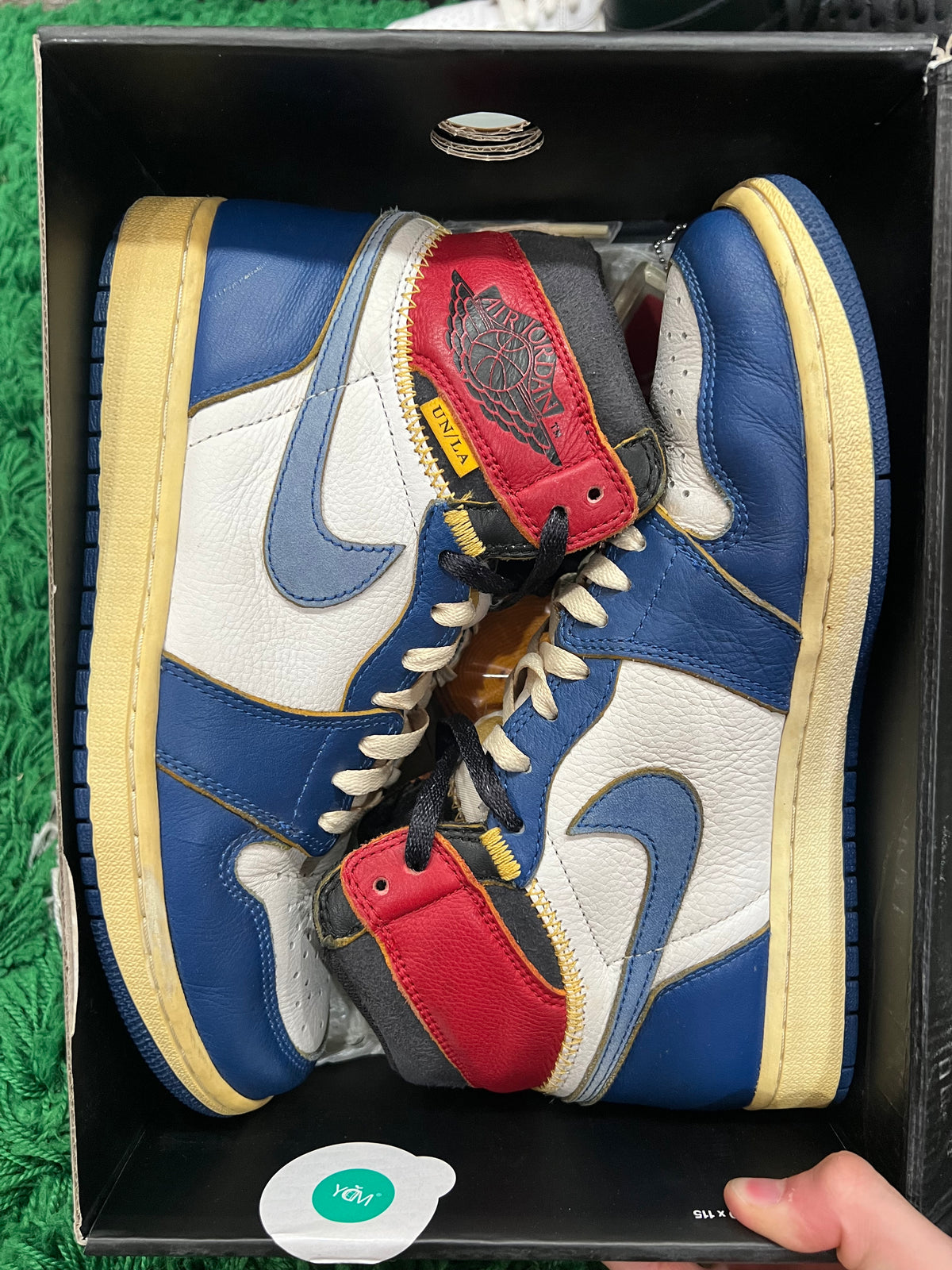 Jordan 1 High Union Los Angeles Storm Blue (Preowned 9.5M)