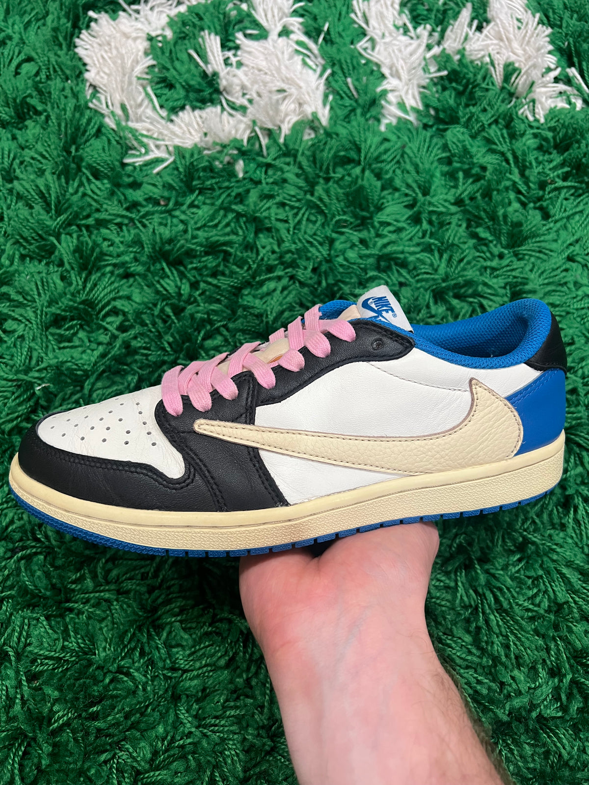Jordan 1 Low Fragment x Travis Scott (Preowned 7.5M)