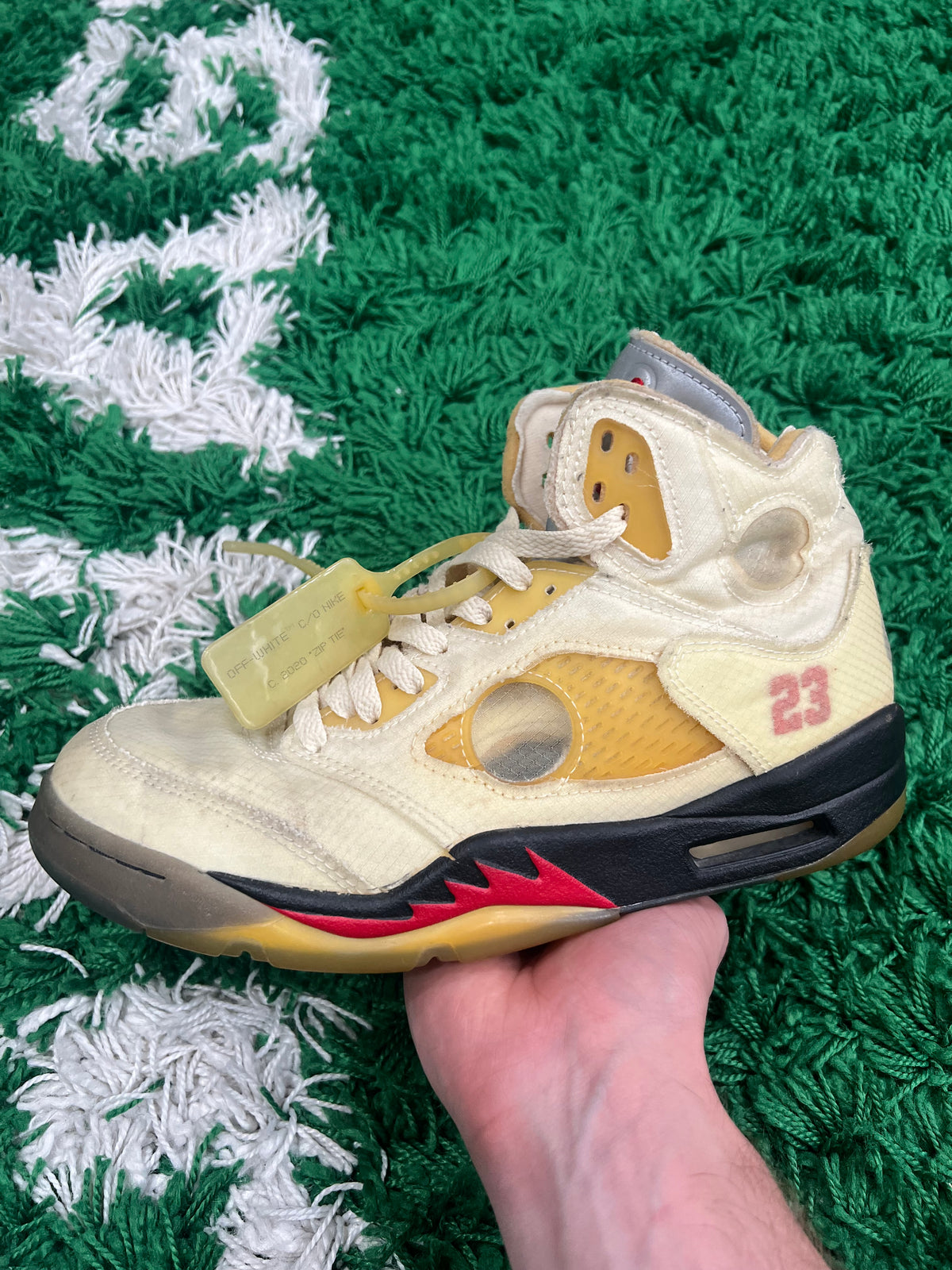 Jordan 5 Off-White Sail (Preowned 8M)