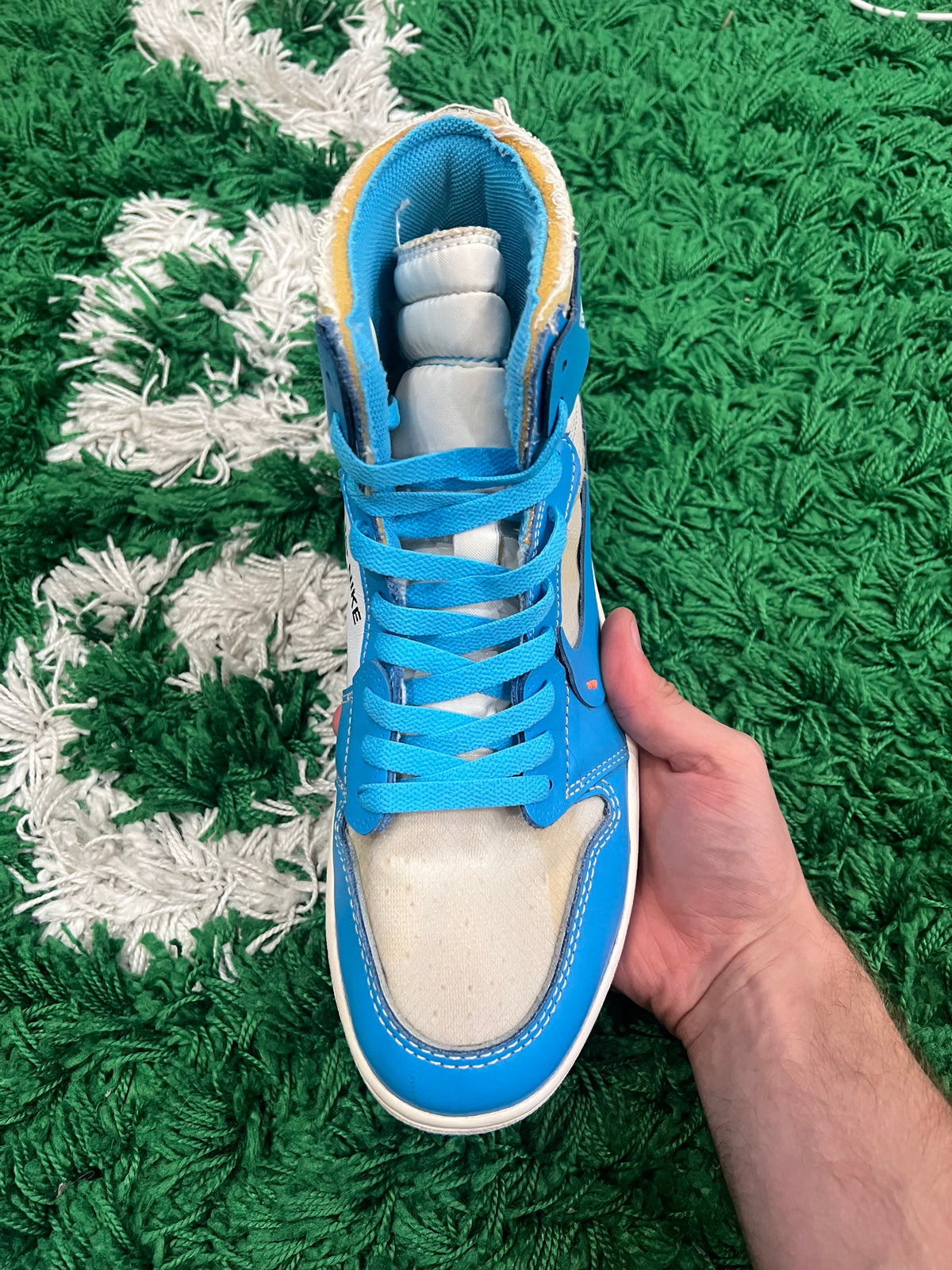 Jordan 1 High Off-White University Blue (Preowned 9.5M)