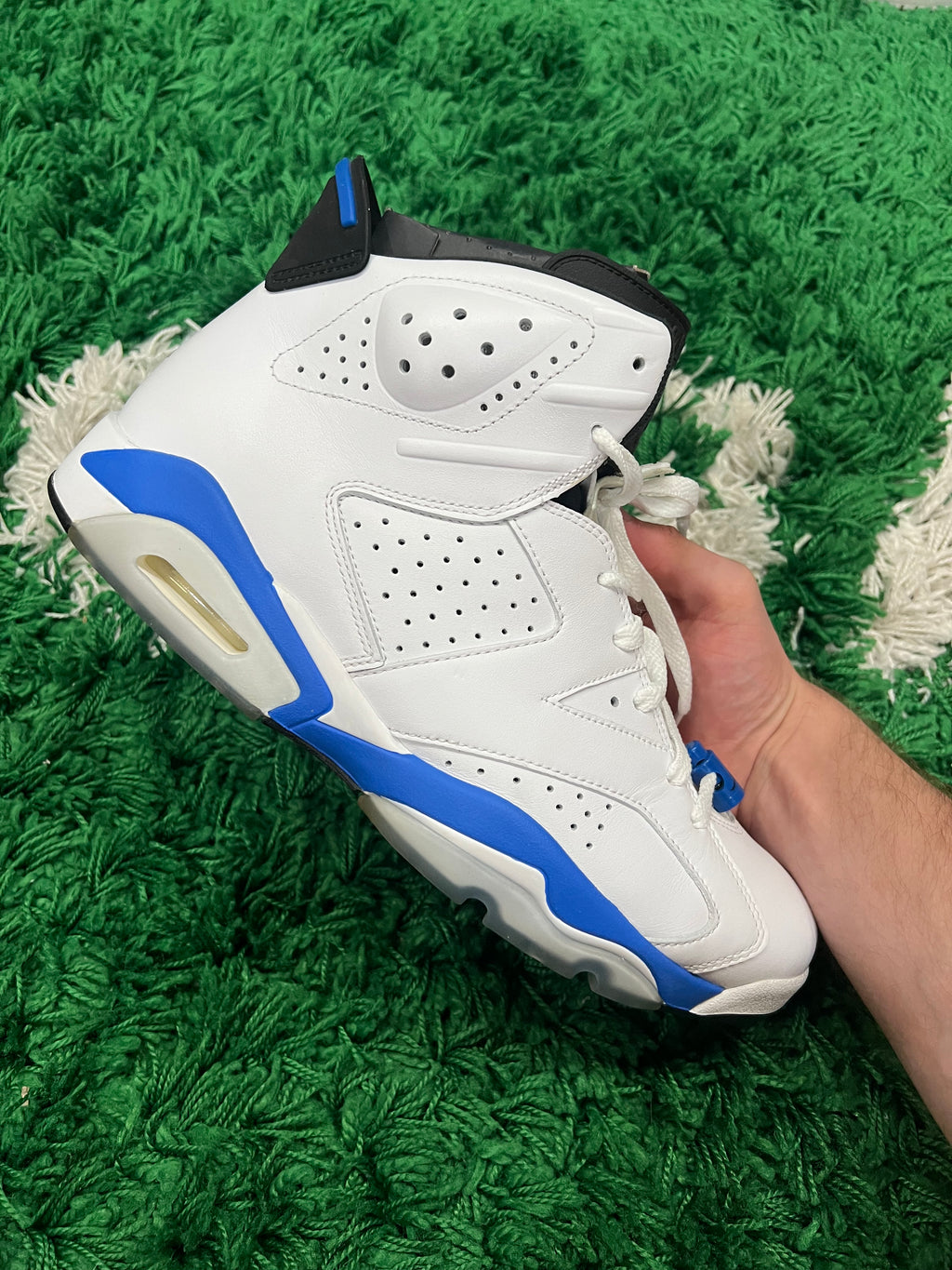Jordan 6 Sport Blue (2014) (Preowned 11.5M)