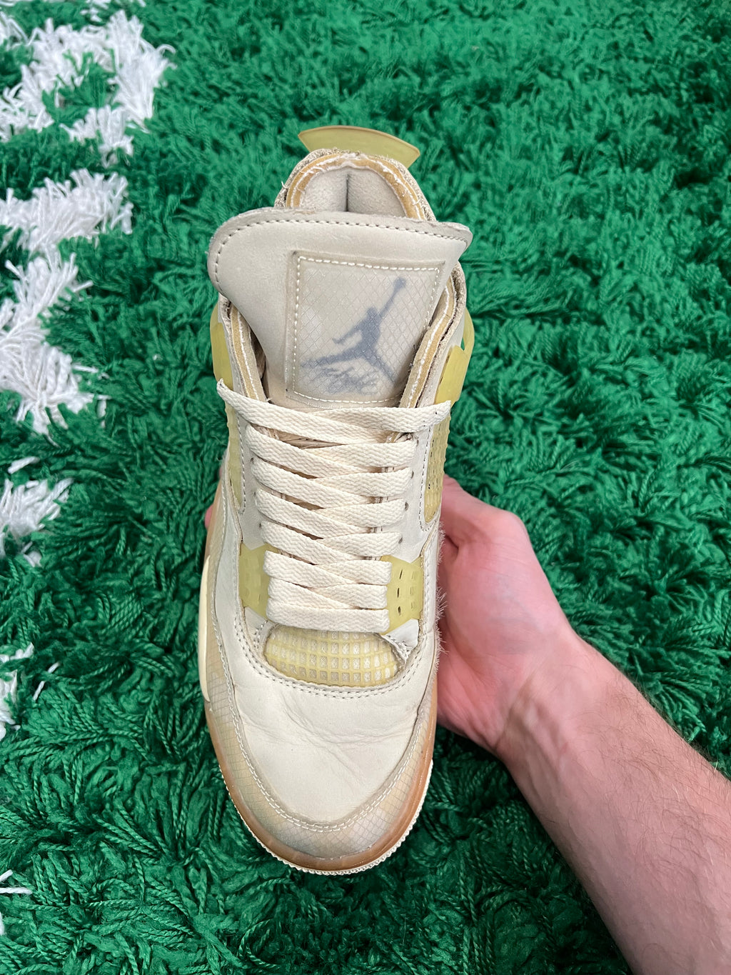 Jordan 4 Off-White Sail (Women's) (Preowned 7.5M/9W)