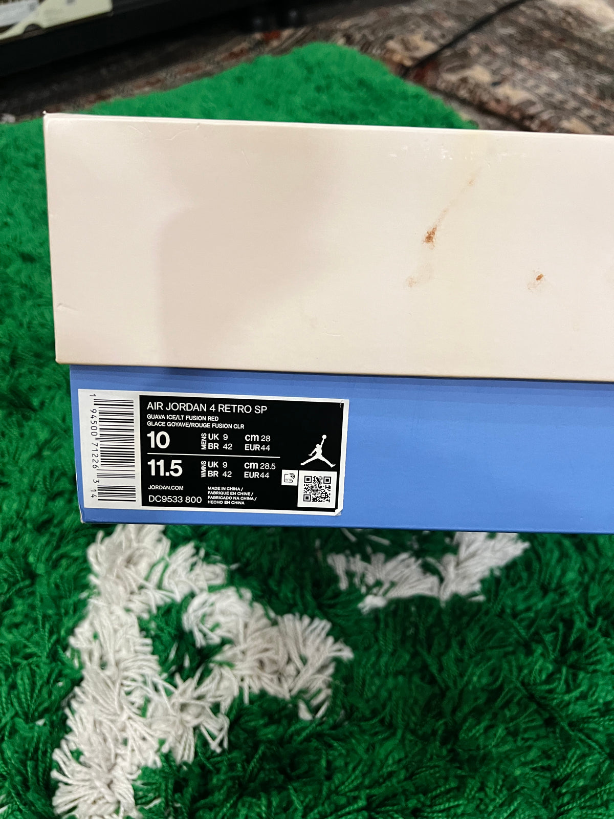 Jordan 4 Union Guava Ice (Preowned 10M)