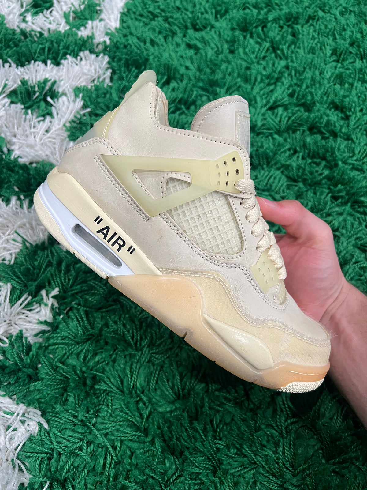 Jordan 4 Off-White Sail (Women's) (Preowned 4.5M/6W)