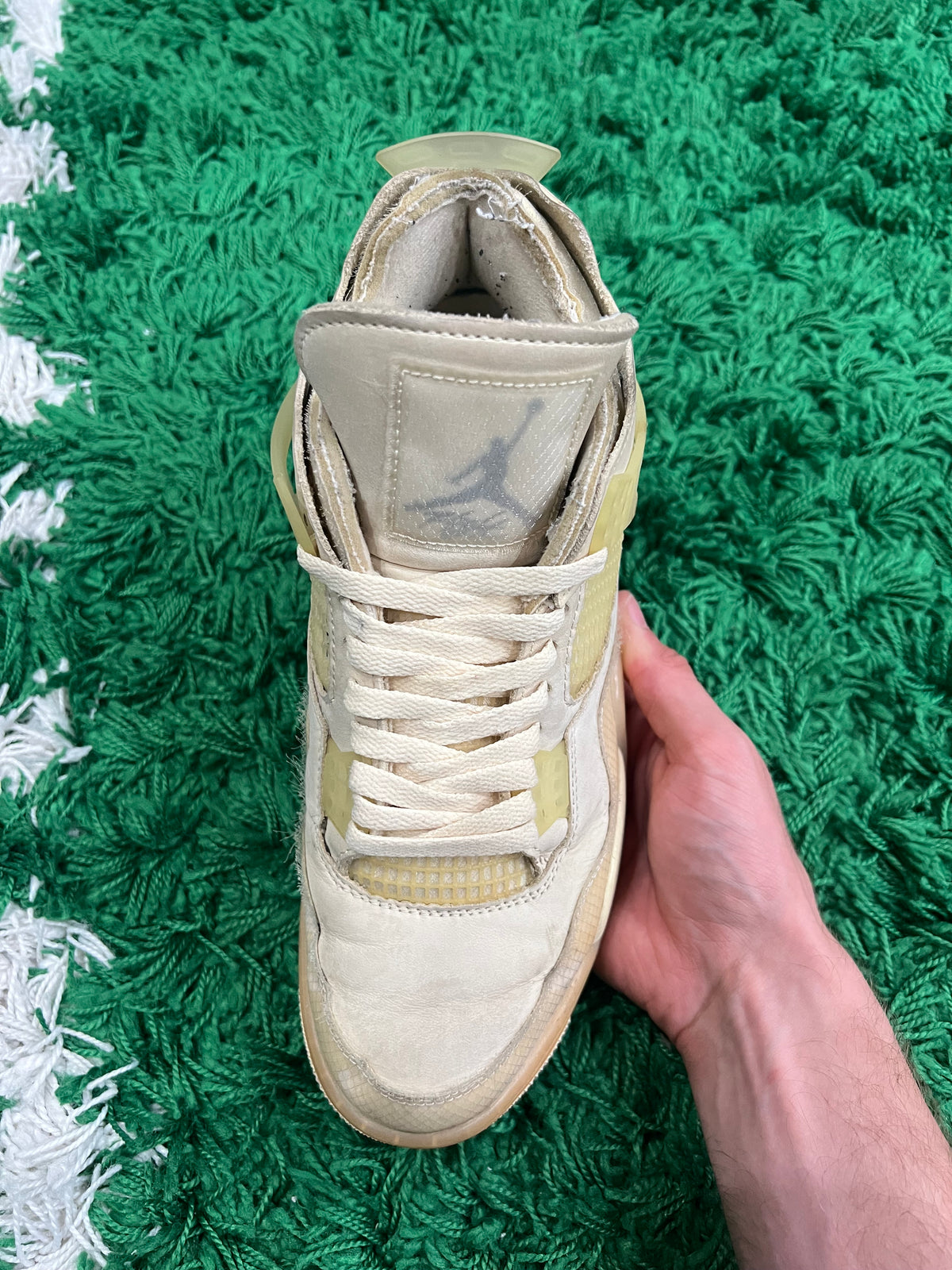 Jordan 4 Off-White Sail (Women's) (Preowned 9.5M/11W)