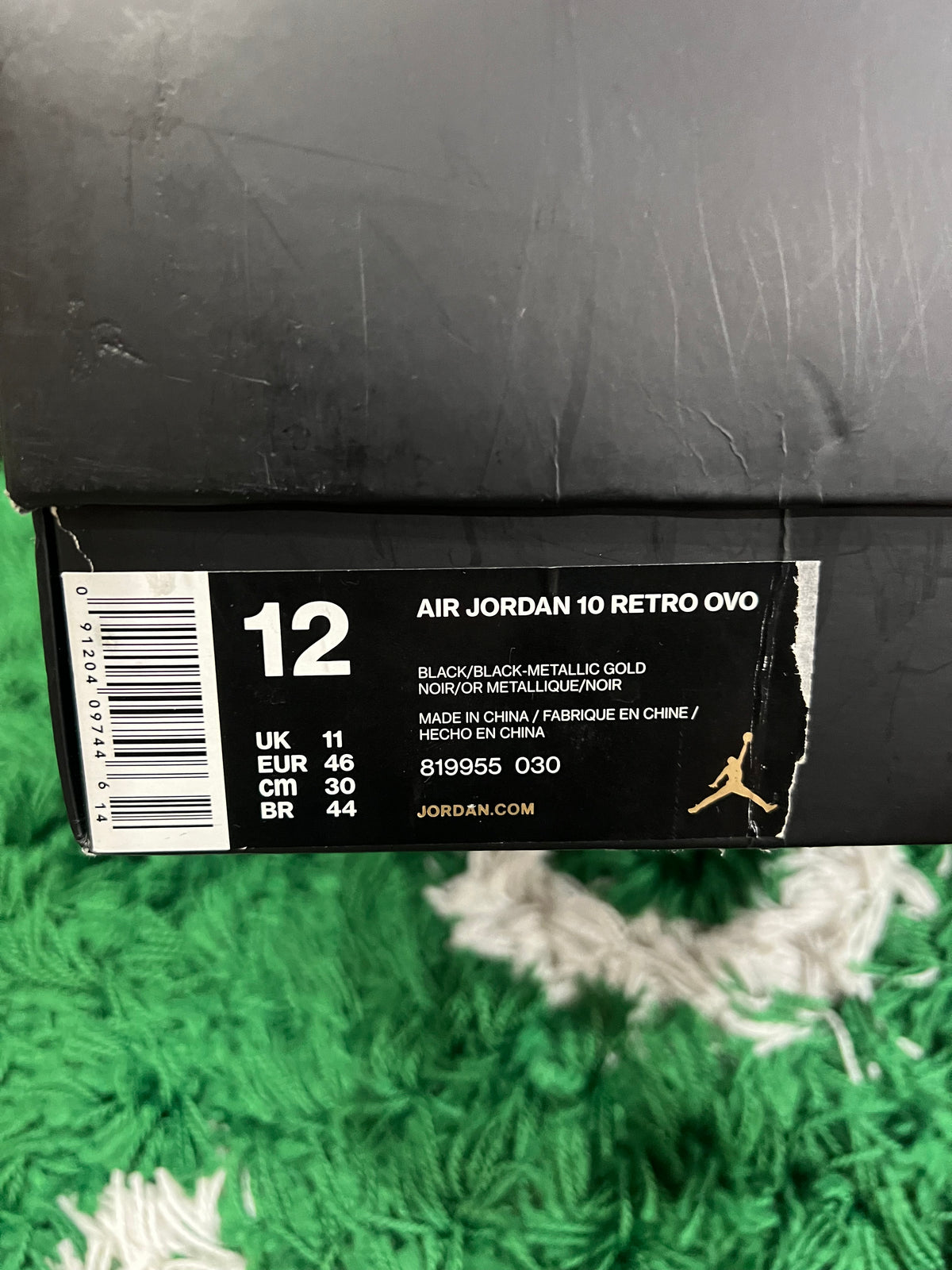 Jordan 10 Drake OVO Black (Preowned 12M)