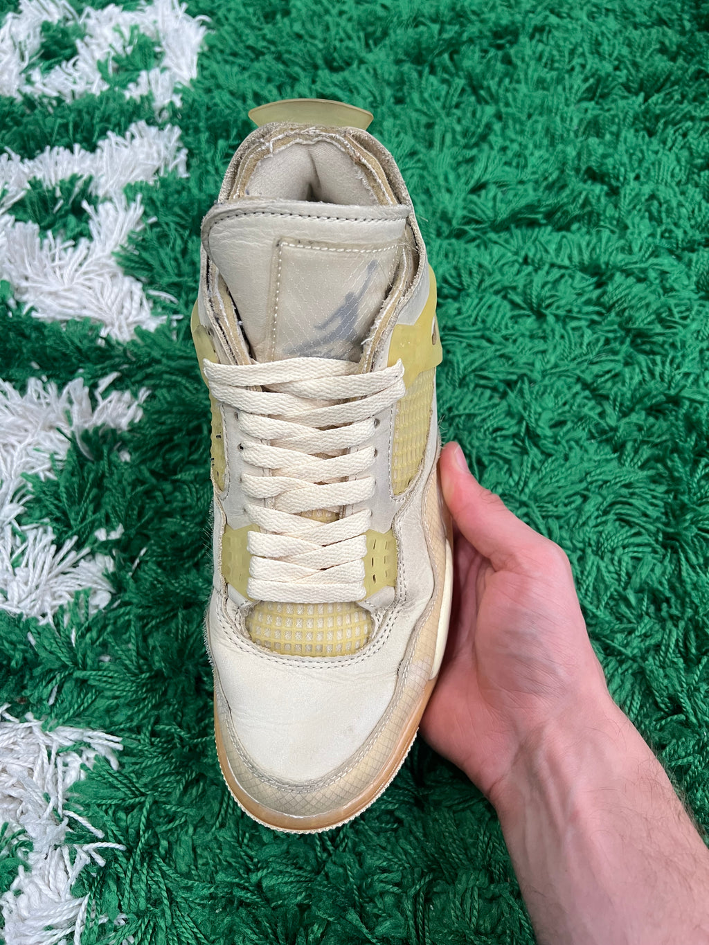 Jordan 4 Off-White Sail (Women's) (Preowned 7.5M/9W)