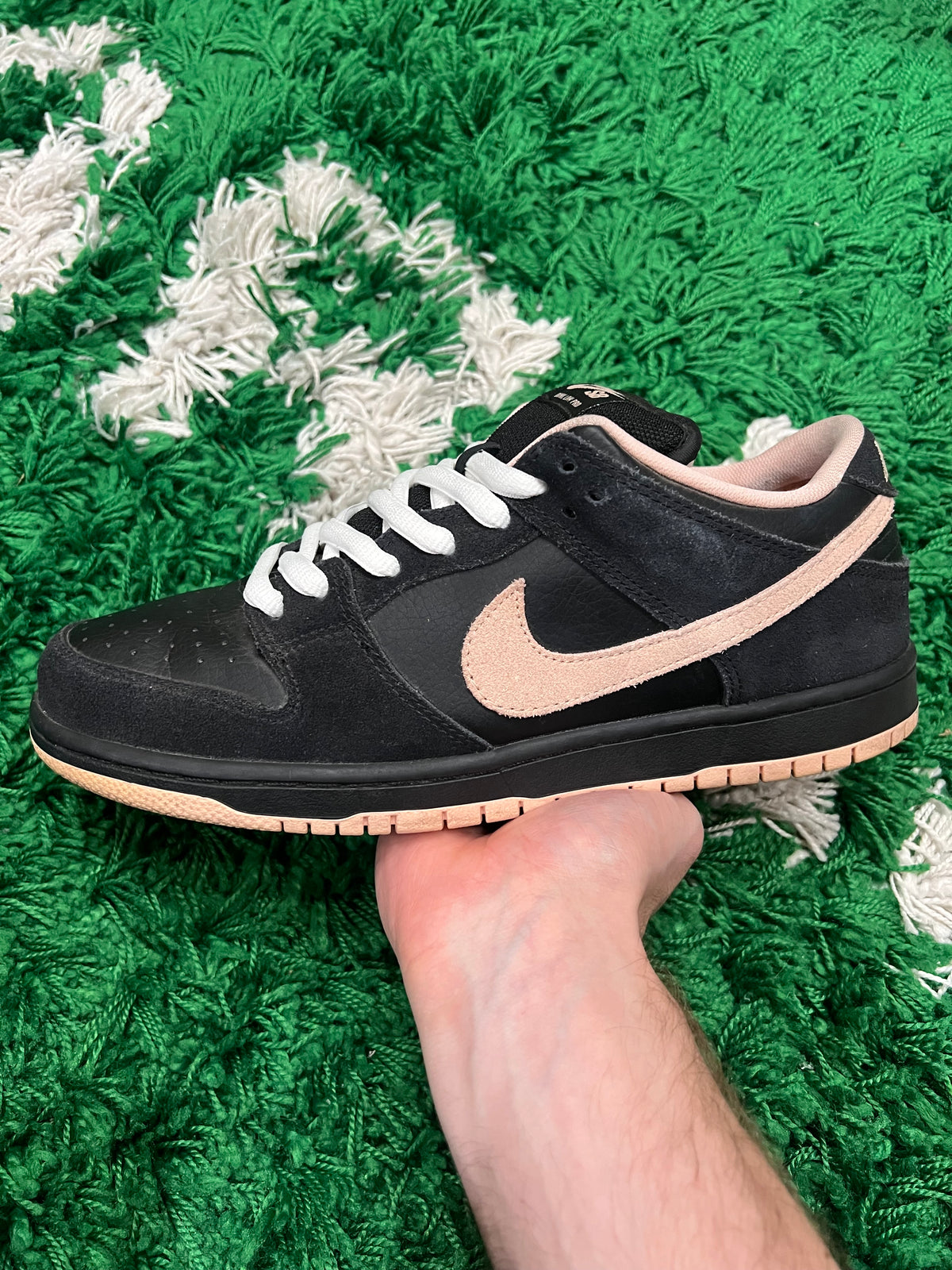 Nike SB Dunk Low Black Washed Coral (Preowned 9.5M)