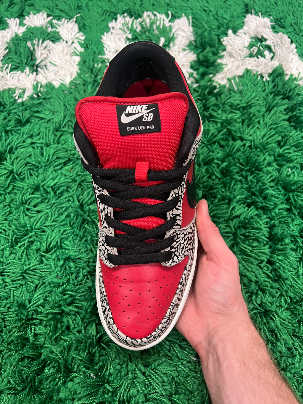 Nike SB Dunk Low Supreme Red Cement (2012) (Preowned 10M)