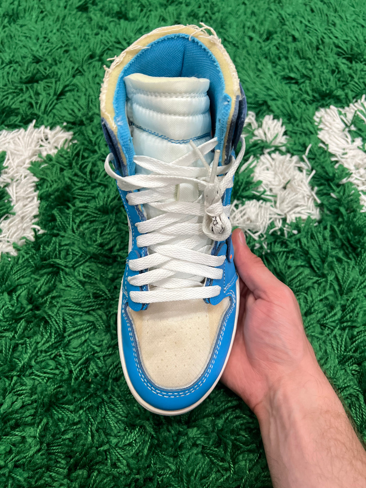 Jordan 1 High Off-White University Blue (Preowned 6M)