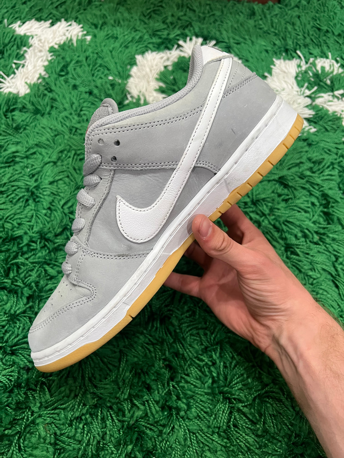 Nike SB Dunk Low Orange Label Wolf Grey Gum (Preowned 10M)
