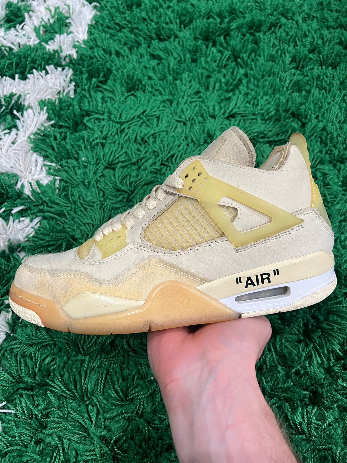 Jordan 4 Off-White Sail (Women's) (Preowned 7.5M/9W)