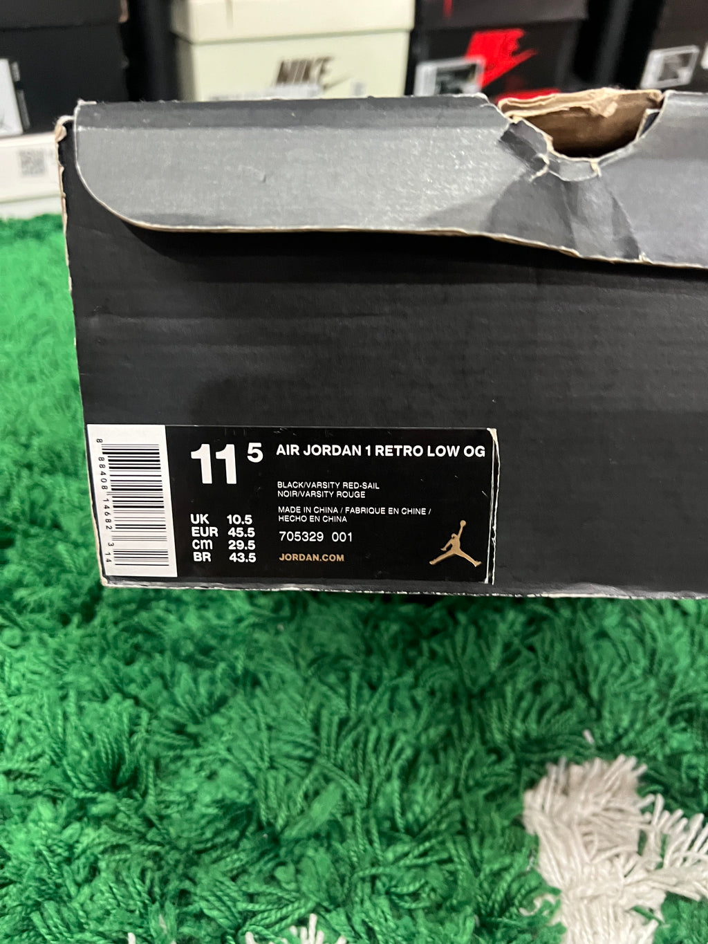 Jordan 1 Low Bred (2015) (Pre-Owned 11.5M)