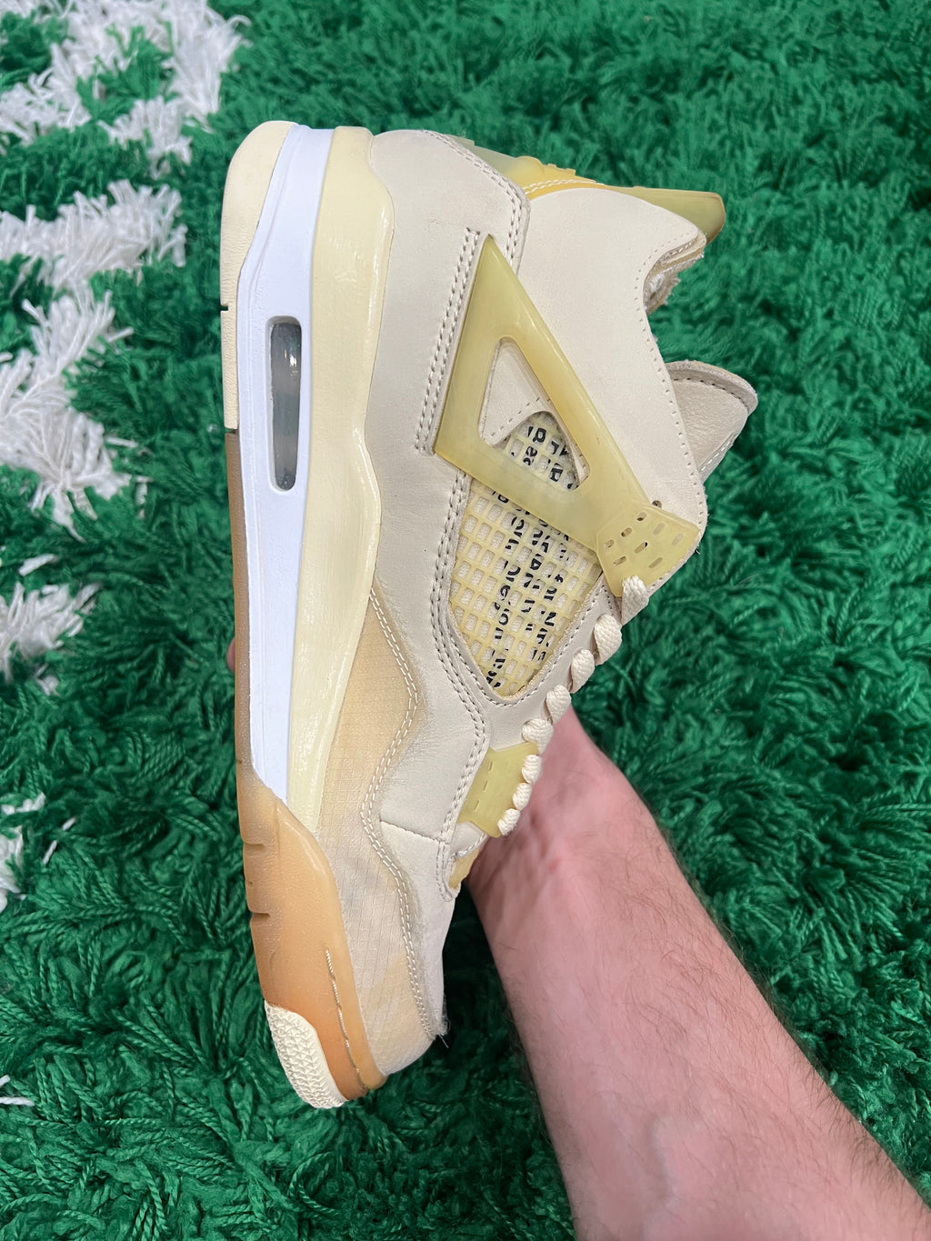 Jordan 4 Off-White Sail (Women's) (Preowned 7.5M/9W)