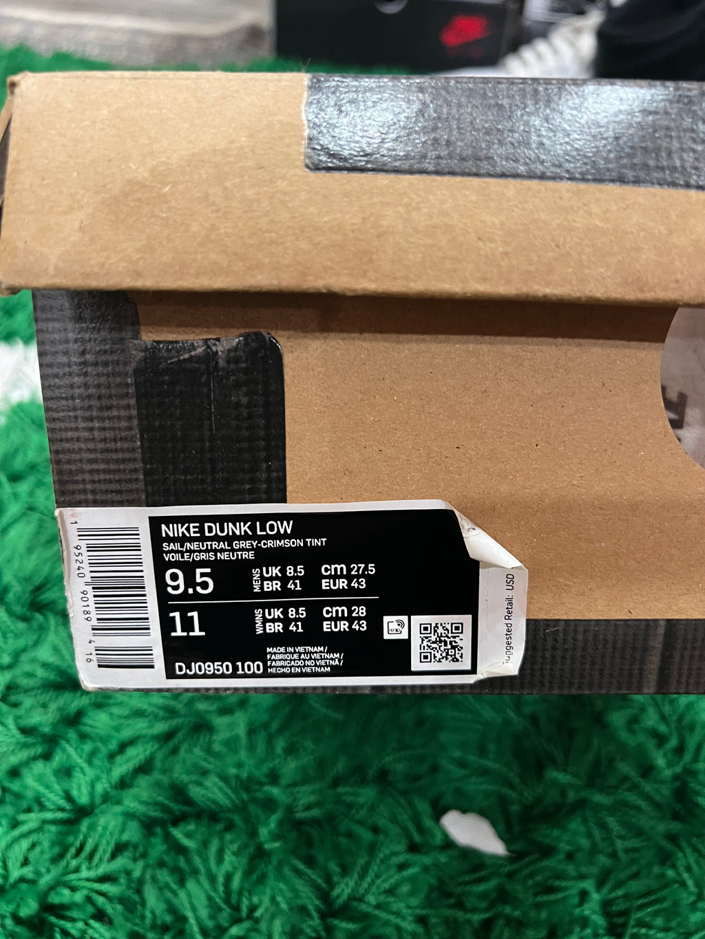 Nike Dunk Low Off-White Lot 12 (Preowned 9.5M)