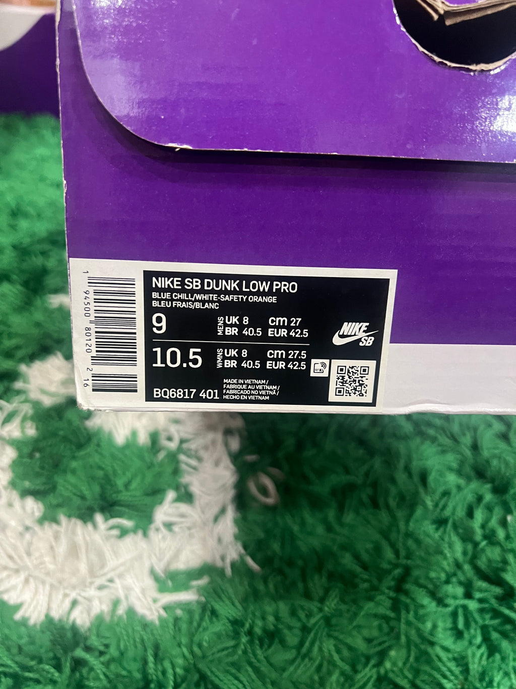 Nike SB Dunk Low Club 58 Gulf (Pre-Owned 9M)