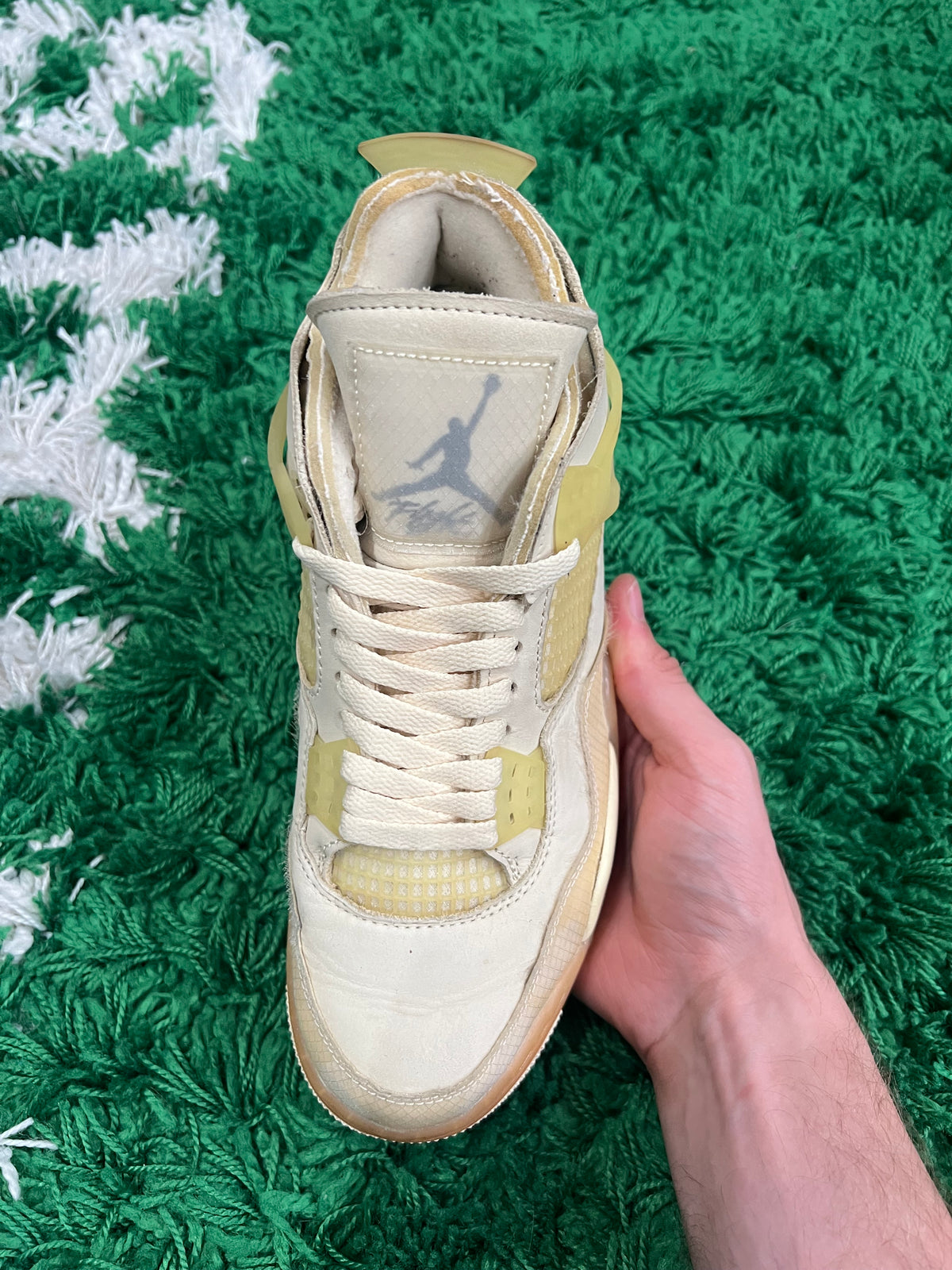 Jordan 4 Off-White Sail (Women's) (Preowned 7.5M/9W)