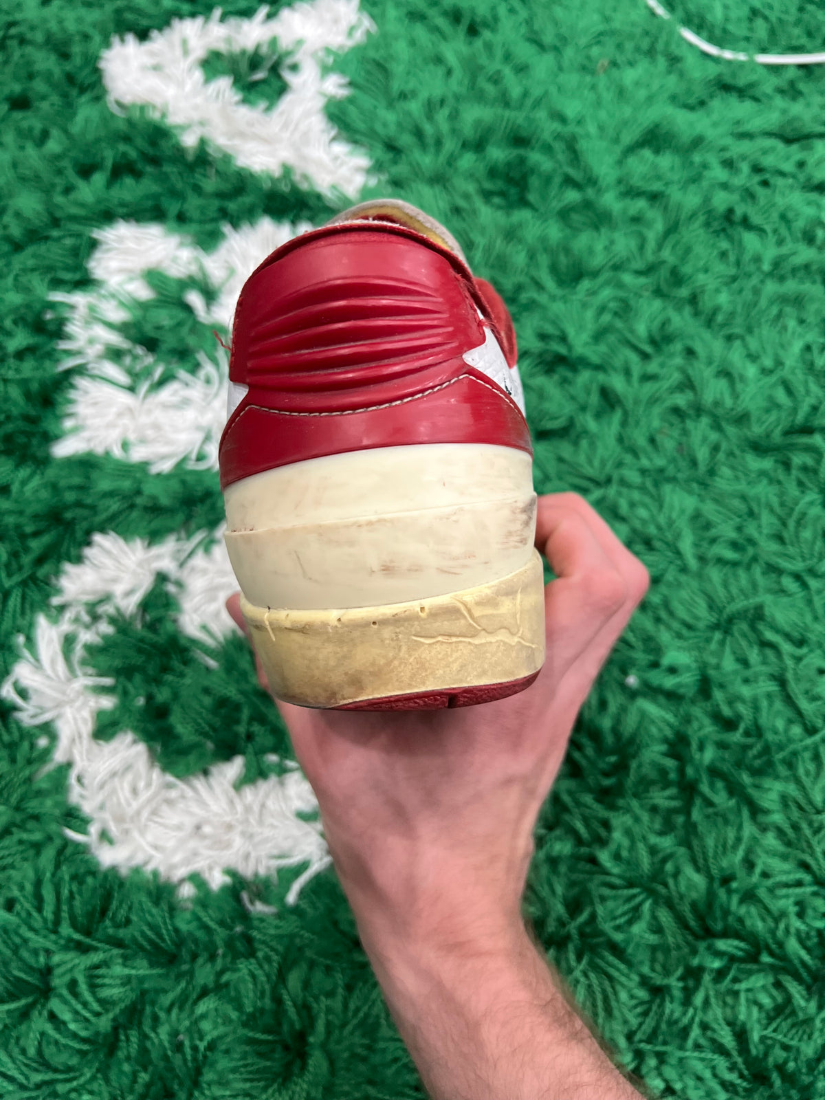 Jordan 2 Low Off-White White Red (Preowned 7.5M)