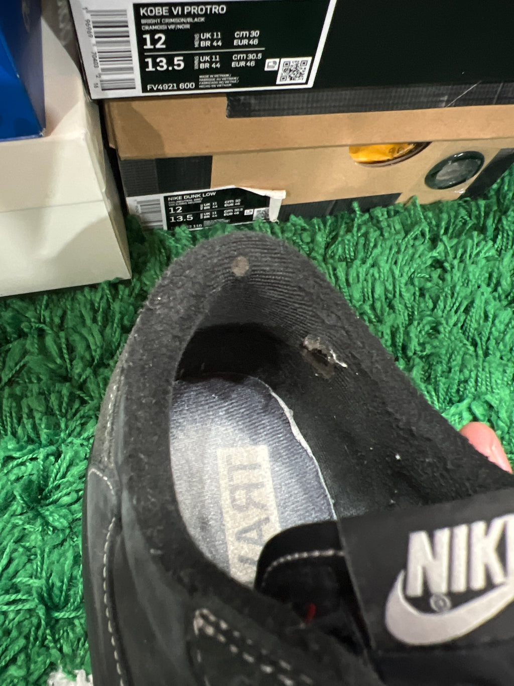 Jordan 1 Low Travis Scott Black Phantom (Pre-Owned Size 9.5M)