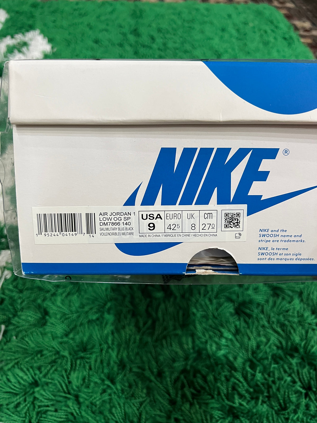 Jordan 1 Low Fragment x Travis Scott (Pre-Owned Size 9M)