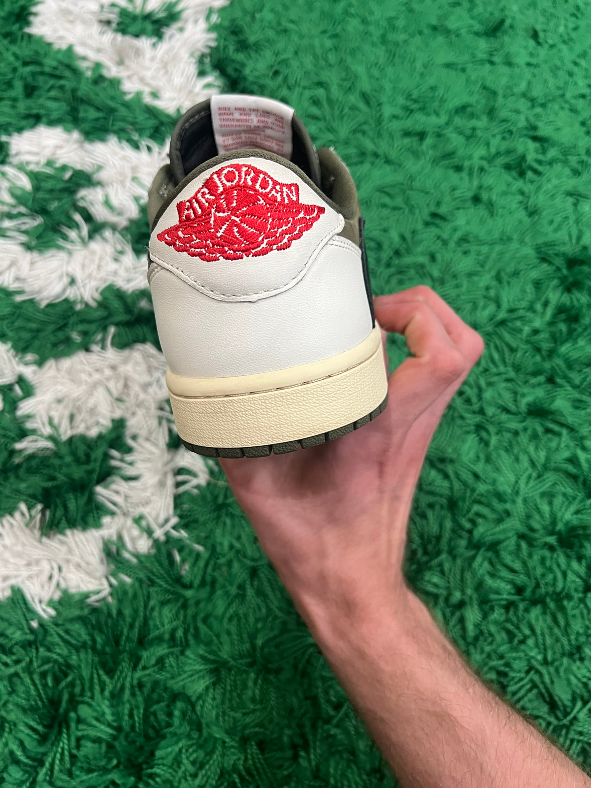 Jordan 1 Low Travis Scott Medium Olive (Preowned 8.5M)