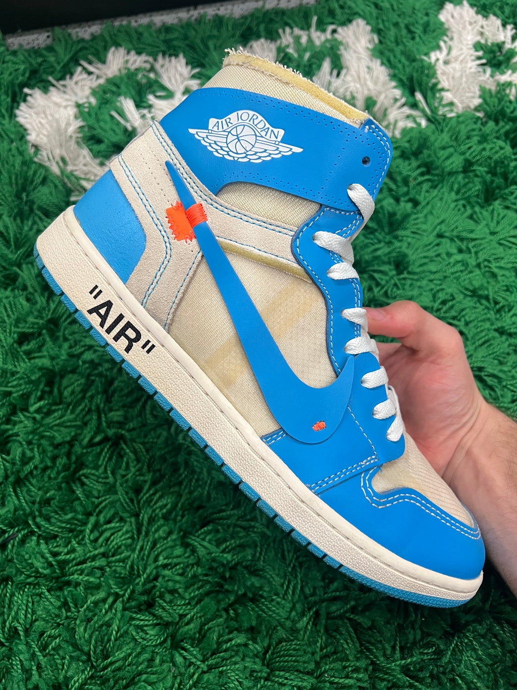 Jordan 1 High Off-White University Blue (Preowned 10.5M)