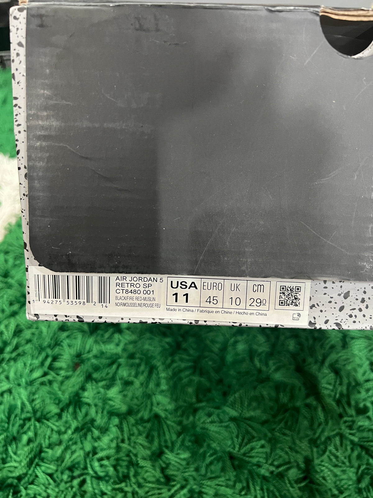 Jordan 5 Off-White Muslin (Preowned 11M)