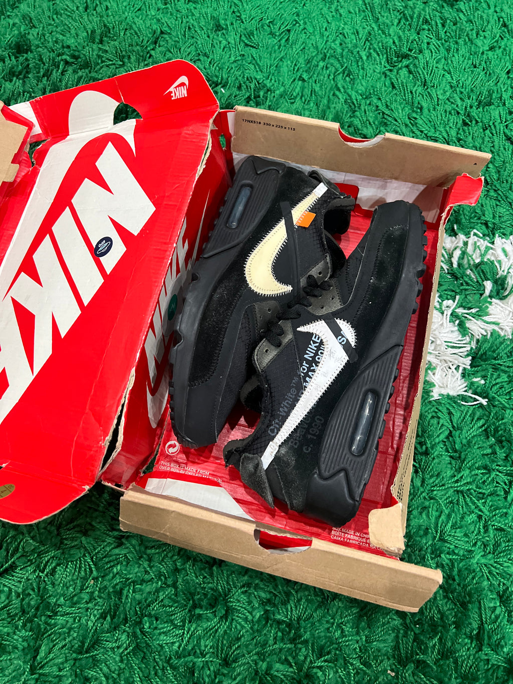 Nike Air Max Off-White Black (Preowned 9M)