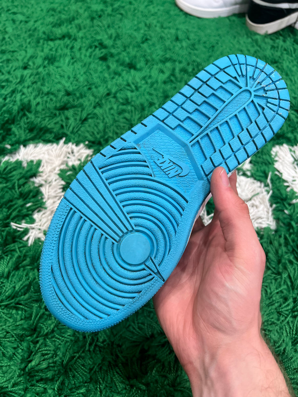 Jordan 1 High Off-White University Blue (Preowned 6M)