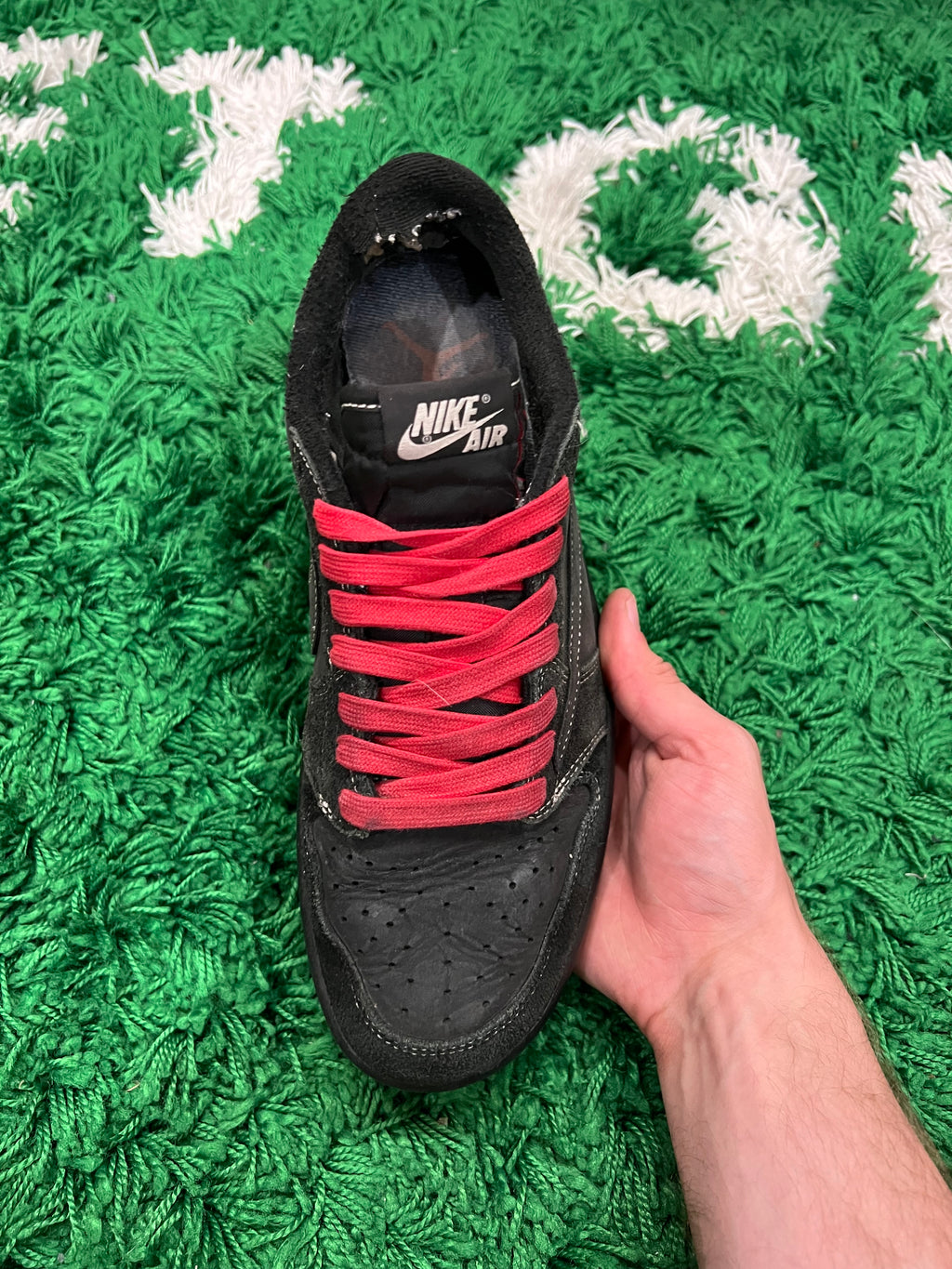 Jordan 1 Low Travis Scott Black Phantom (Pre-Owned Size 9.5M)