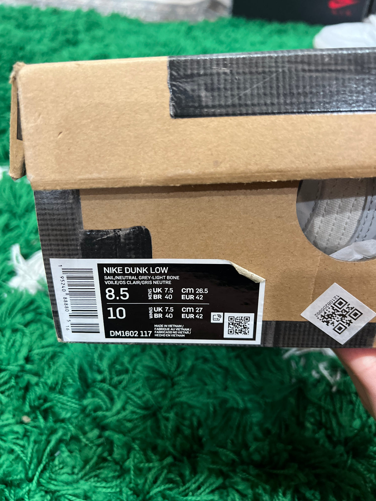 Nike Dunk Low Off-White Lot 42 (Preowned 8.5M)