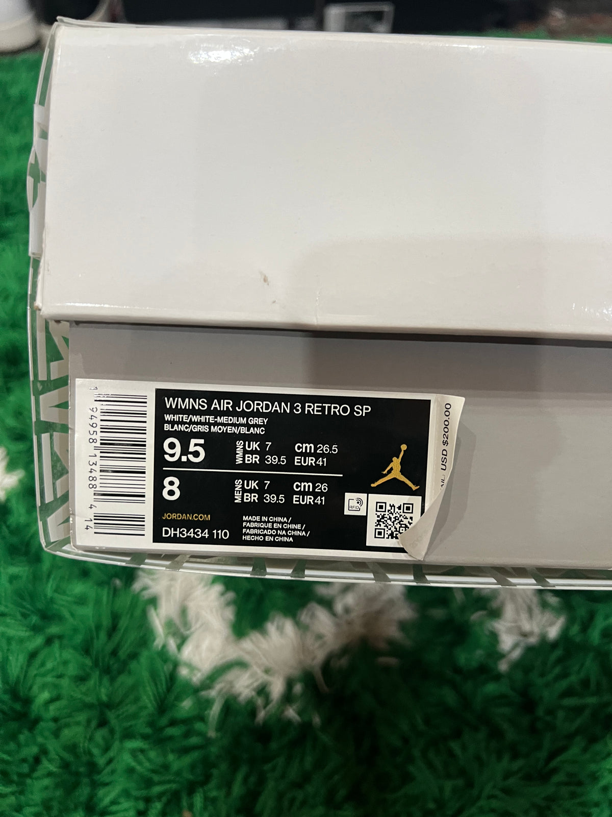 Jordan 3 A Ma Maniere (Women's) (Preowned 8M/9.5W)