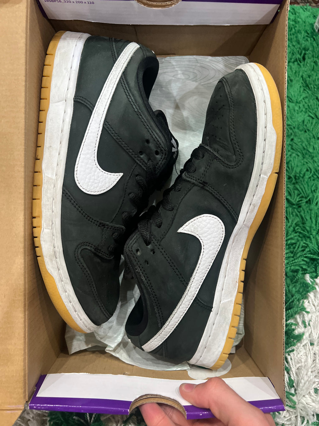 Nike SB Dunk Low Black Gum (Pre-Owned 8M)