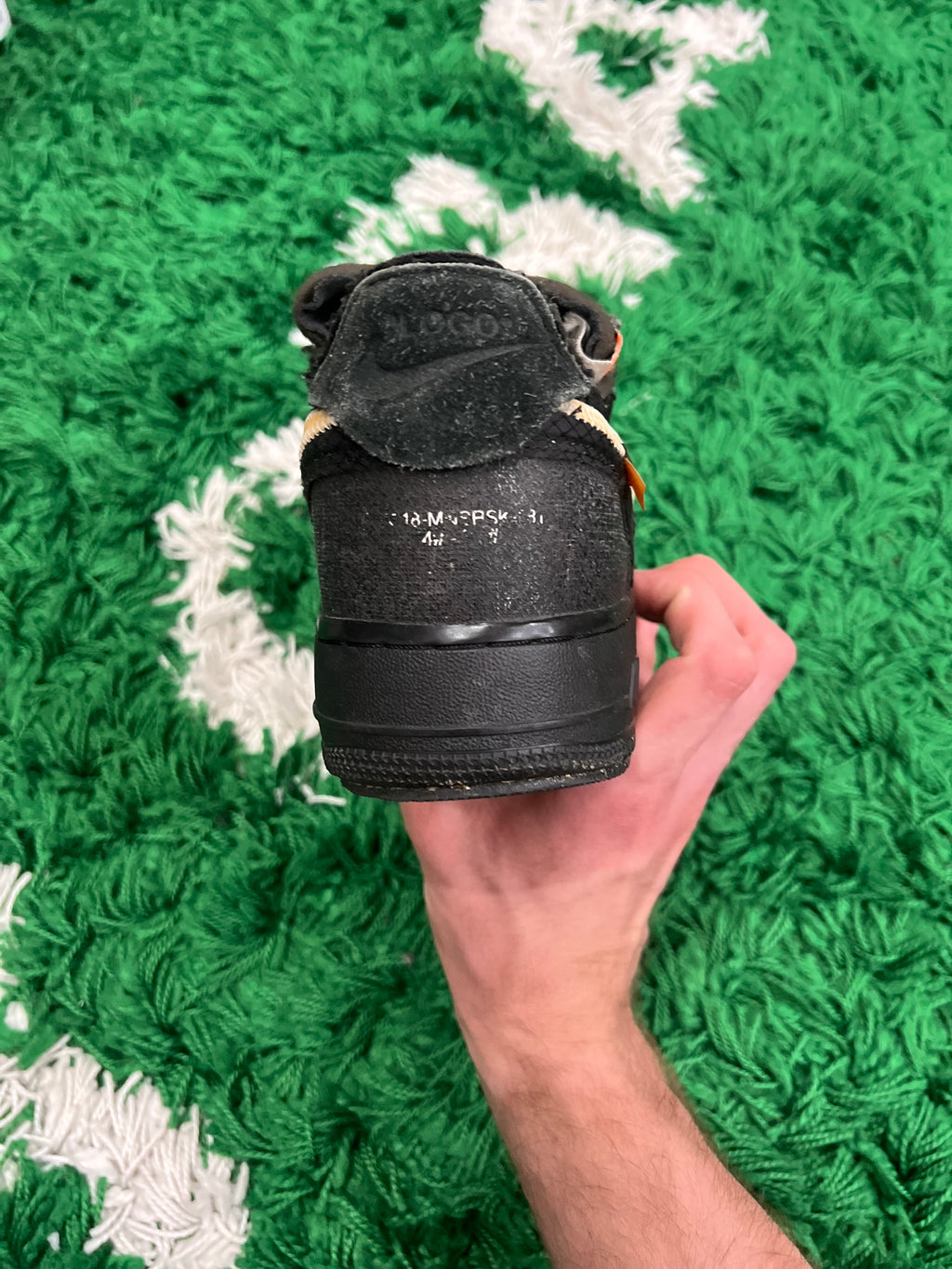 Nike Air Force 1 Low Off-White Black White (Preowned 8.5M)