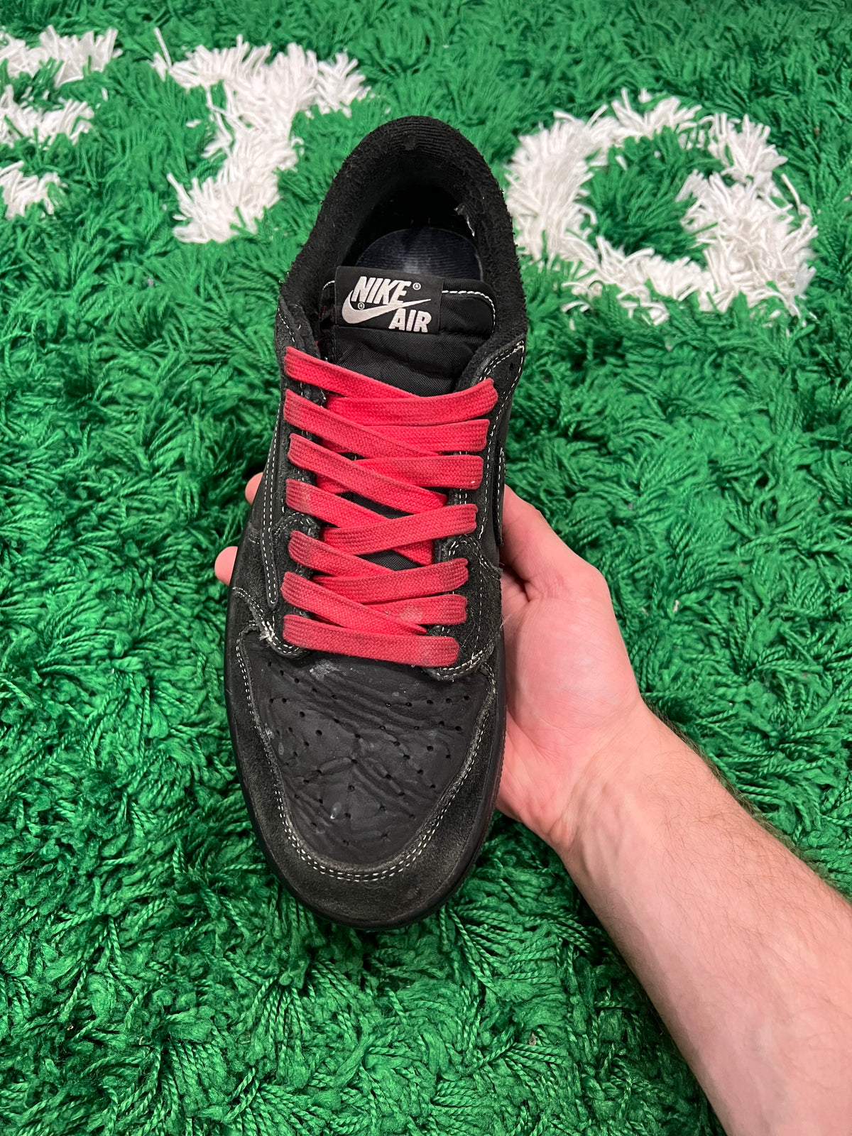 Jordan 1 Low Travis Scott Black Phantom (Pre-Owned Size 9.5M)