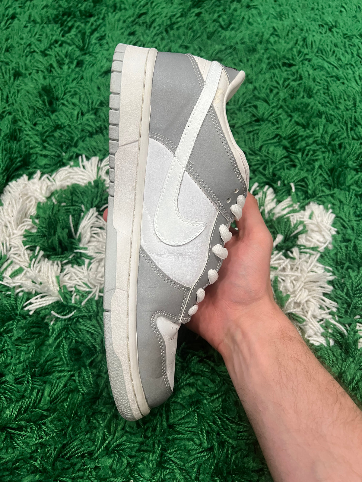 Nike Dunk Low Pro B 3M White (Pre-Owned 9.5M)
