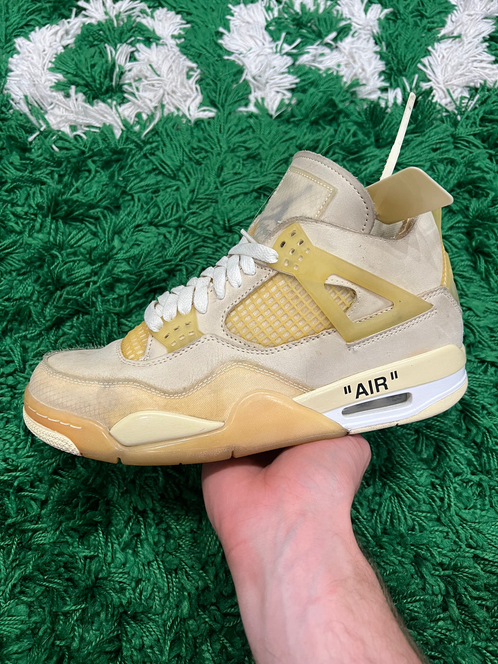Jordan 4 Off-White Sail (Women's) (Preowned 7.5M/9W)