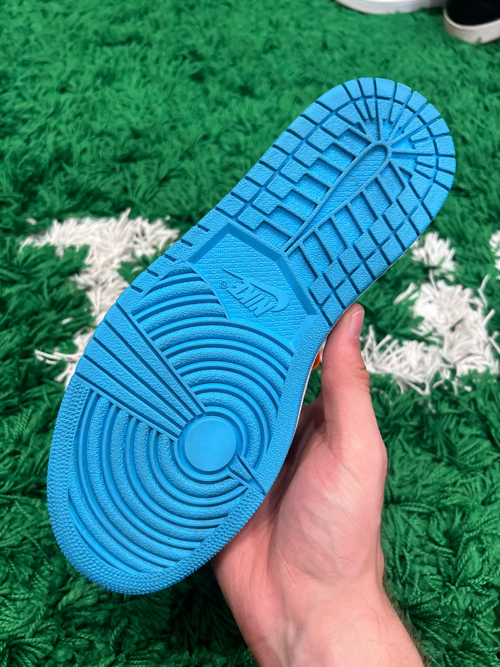 Jordan 1 High Off-White University Blue (Preowned 6M)
