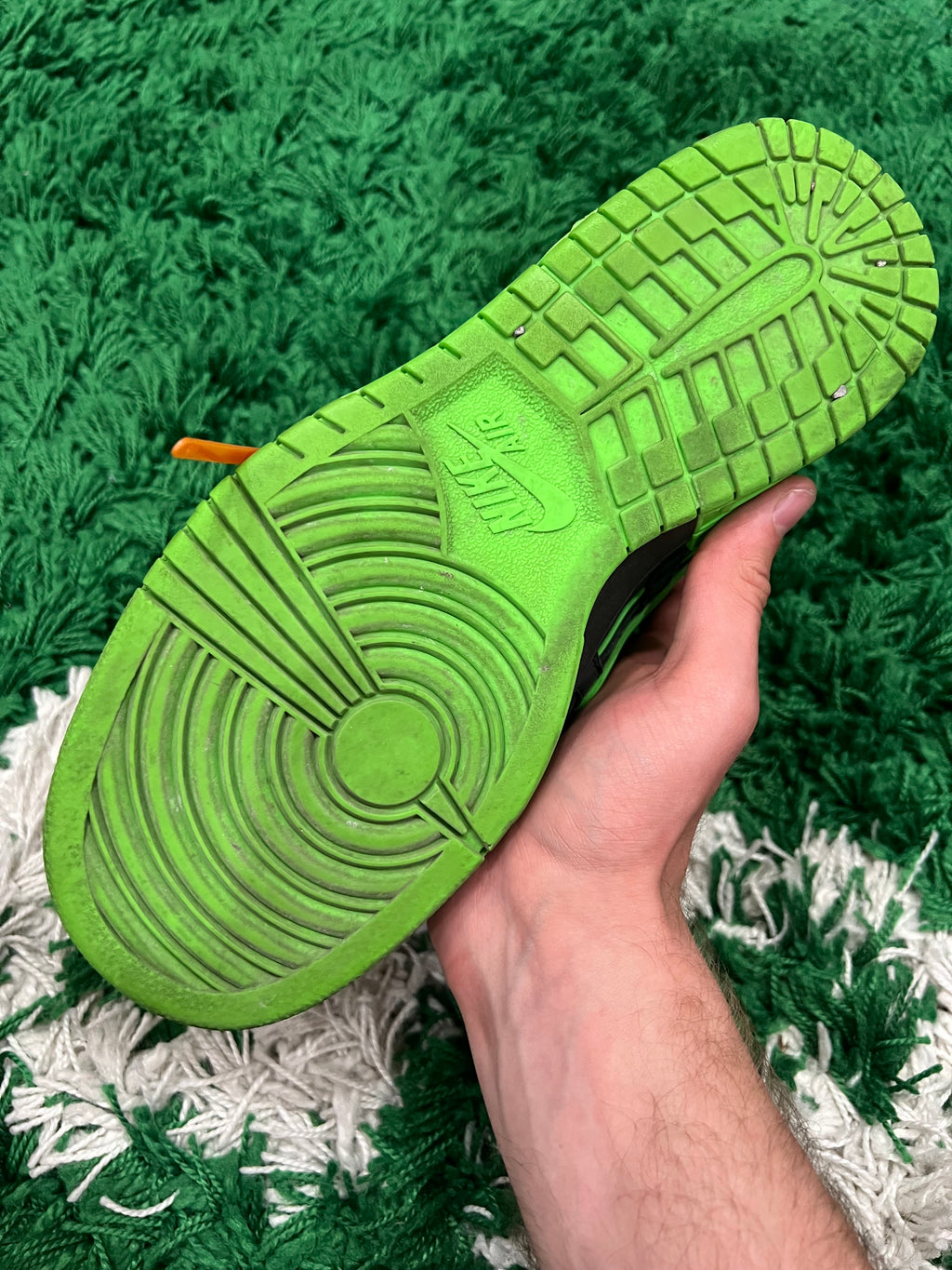 Nike Air Rubber Dunk Off-White Green Strike (Pre-Owned 8M)