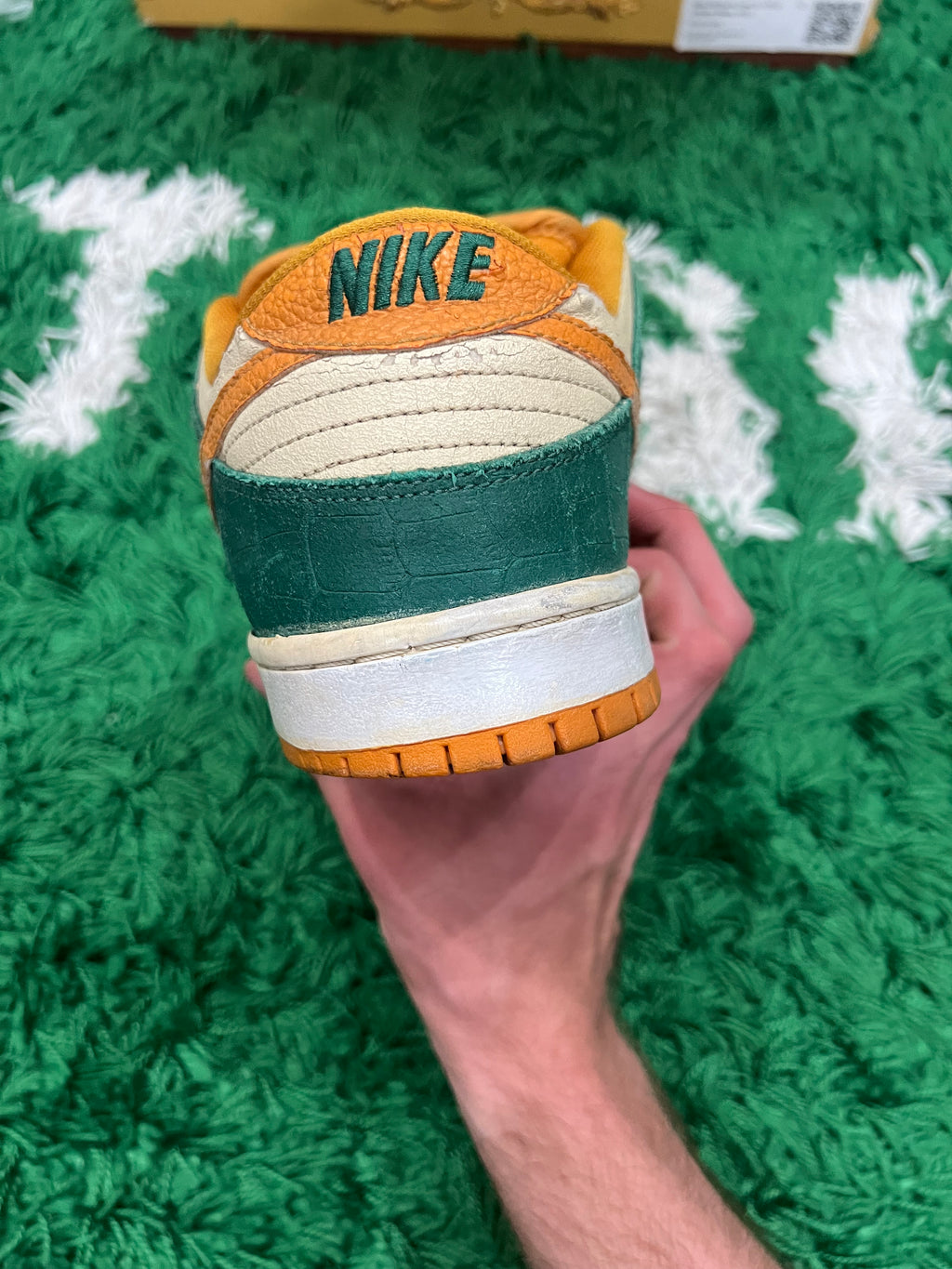 Nike SB Dunk Low Legion Pine Kumquat (Preowned 11M)