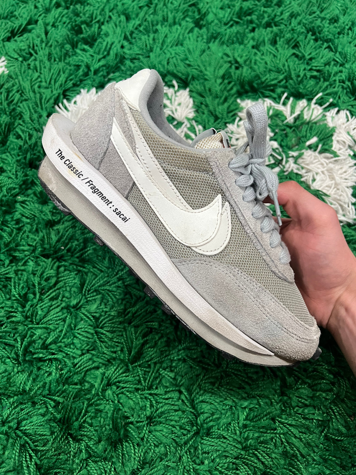 Nike LD Waffle SF sacai Fragment Grey (Preowned 7M)