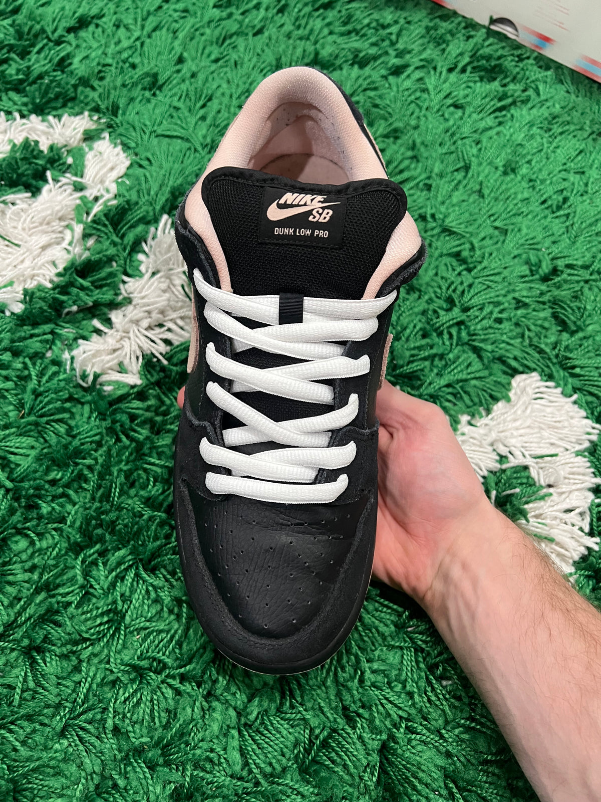 Nike SB Dunk Low Black Washed Coral (Preowned 9.5M)