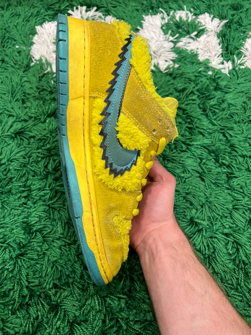 Nike SB Dunk Low Grateful Dead Bears Opti Yellow (Preowned 10M)