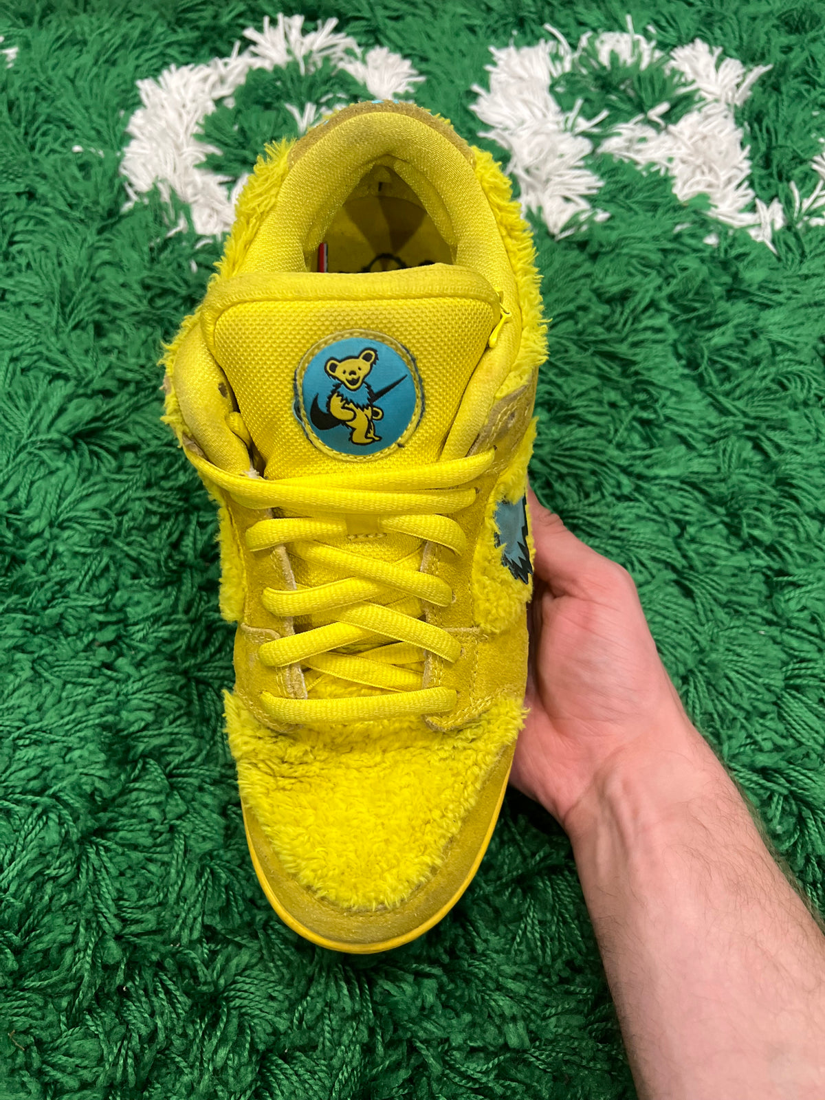 Nike SB Dunk Low Grateful Dead Bears Opti Yellow (Preowned 10M)
