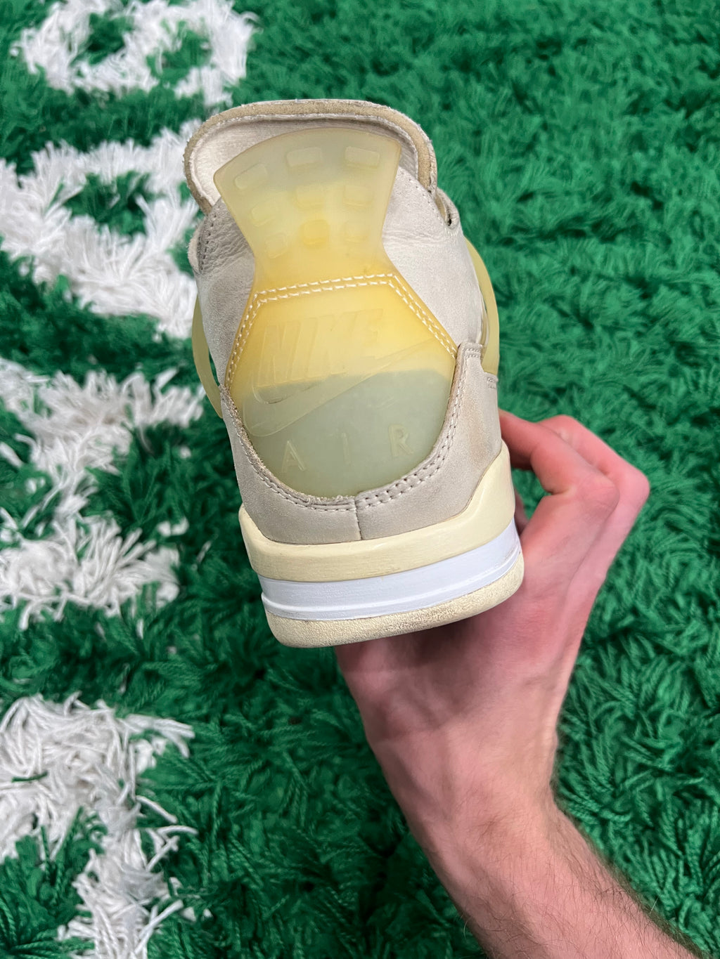 Jordan 4 Off-White Sail (Women's) (Preowned 7.5M/9W)