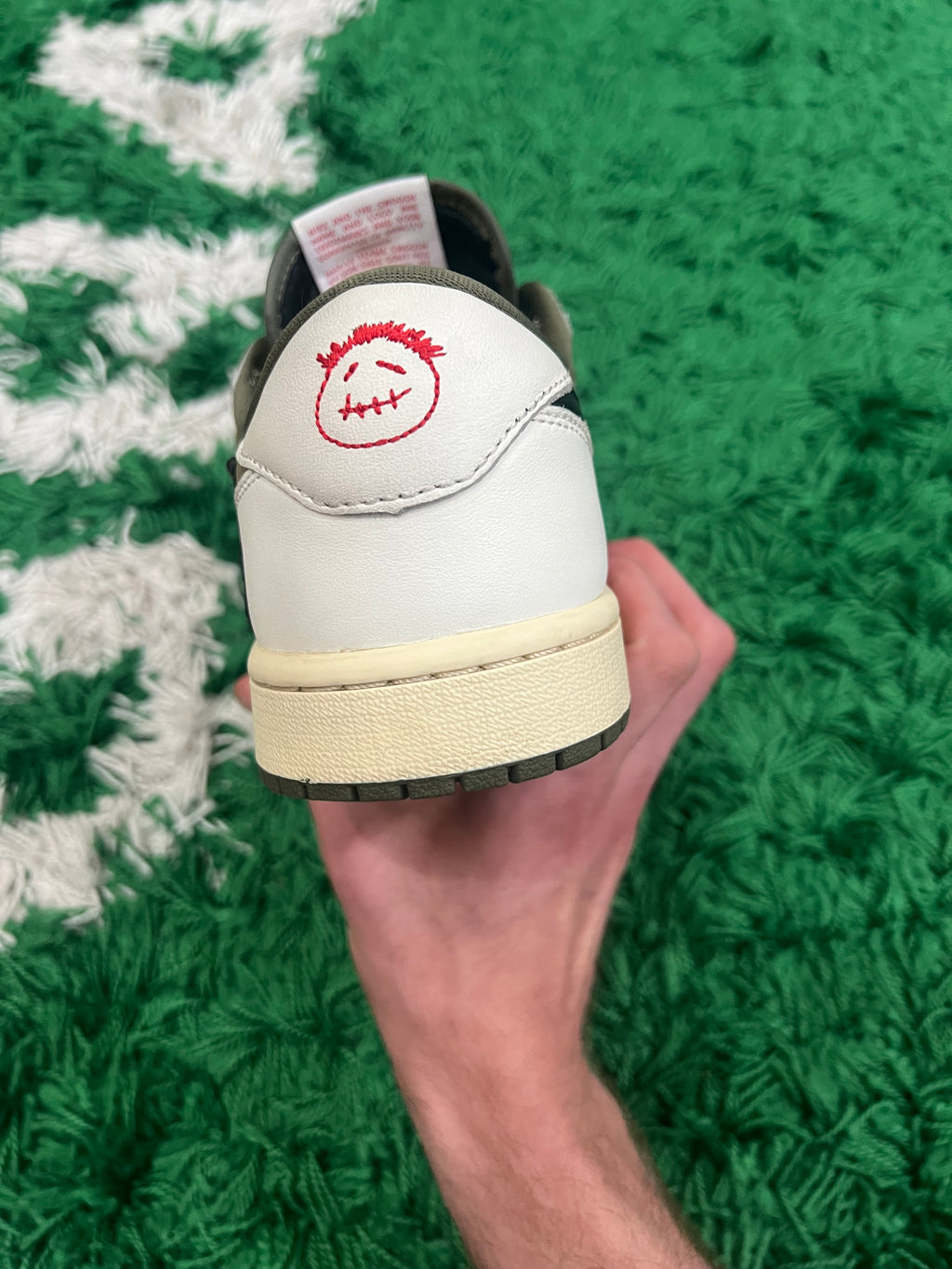 Jordan 1 Low Travis Scott Medium Olive (Preowned 8.5M)