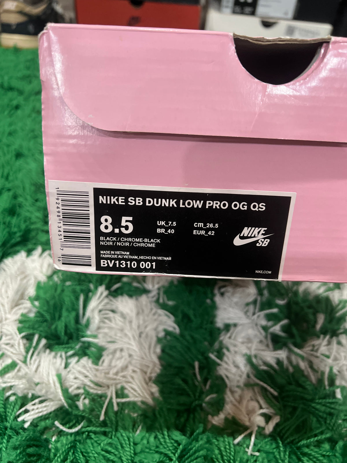 Nike SB Dunk Low Diamond Supply Co. Black Diamond (Pre-Owned 8.5M)