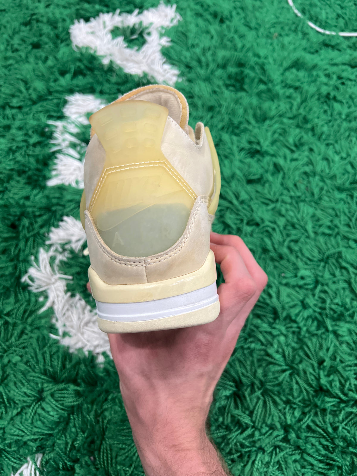 Jordan 4 Off-White Sail (Women's) (Preowned 5.5M/7W)