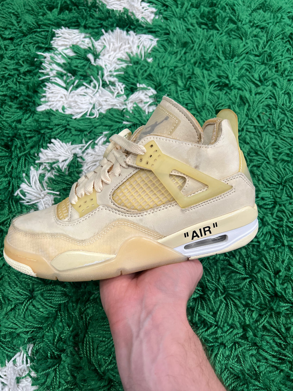 Jordan 4 Off-White Sail (Women's) (Preowned 5.5M/7W)