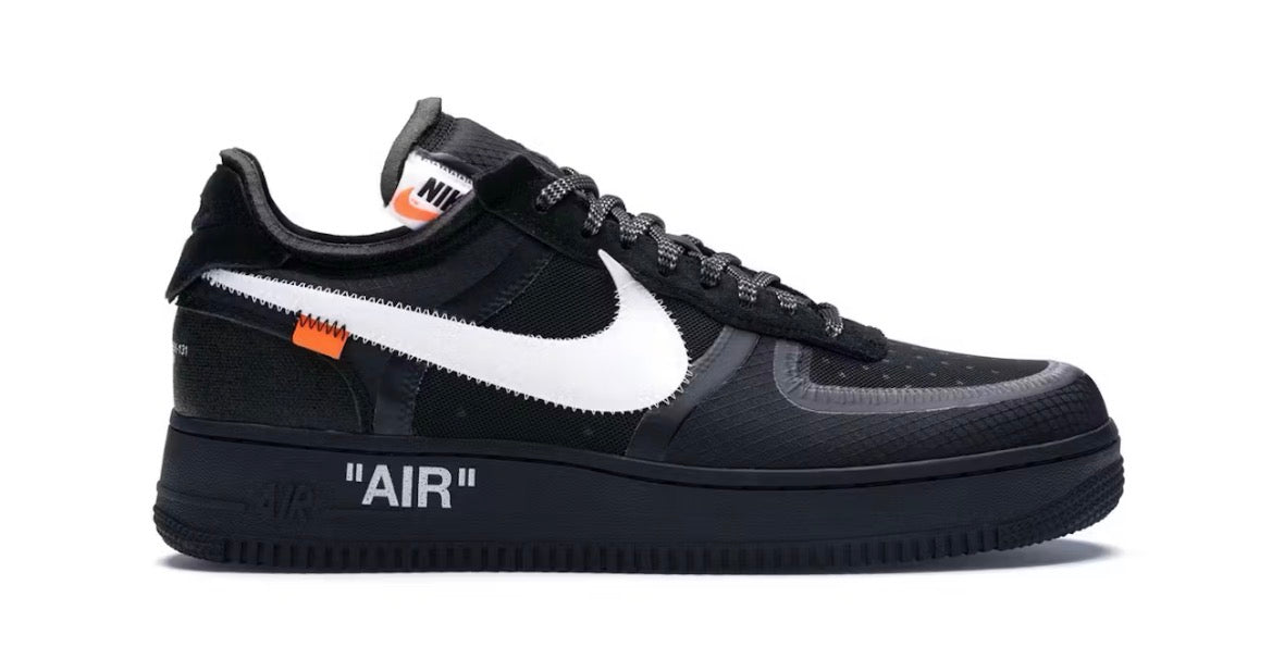 Nike Air Force 1 Low Off-White Black White (Preowned 8.5M)